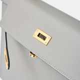Hermès Kelly 25 Grey Mouette Epsom GHW