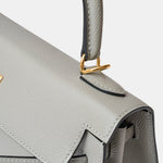 Hermès Kelly 25 Grey Mouette Epsom GHW