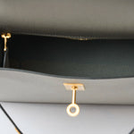 Hermès Kelly 25 Grey Mouette Epsom GHW