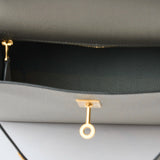 Hermès Kelly 25 Grey Mouette Epsom GHW