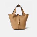 Hermès Mini Picotin 18 Chai Clemence GHW