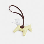 Hermès Grigri Rodeo Horse Jaune Bourgeon Charm in Milo Lambskin PM