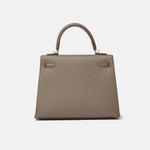 Hermès Kelly 25 Gris Etain Epsom PHW