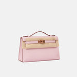 Hermès Kelly Pochette Mauve Sylvestre Swift RGHW