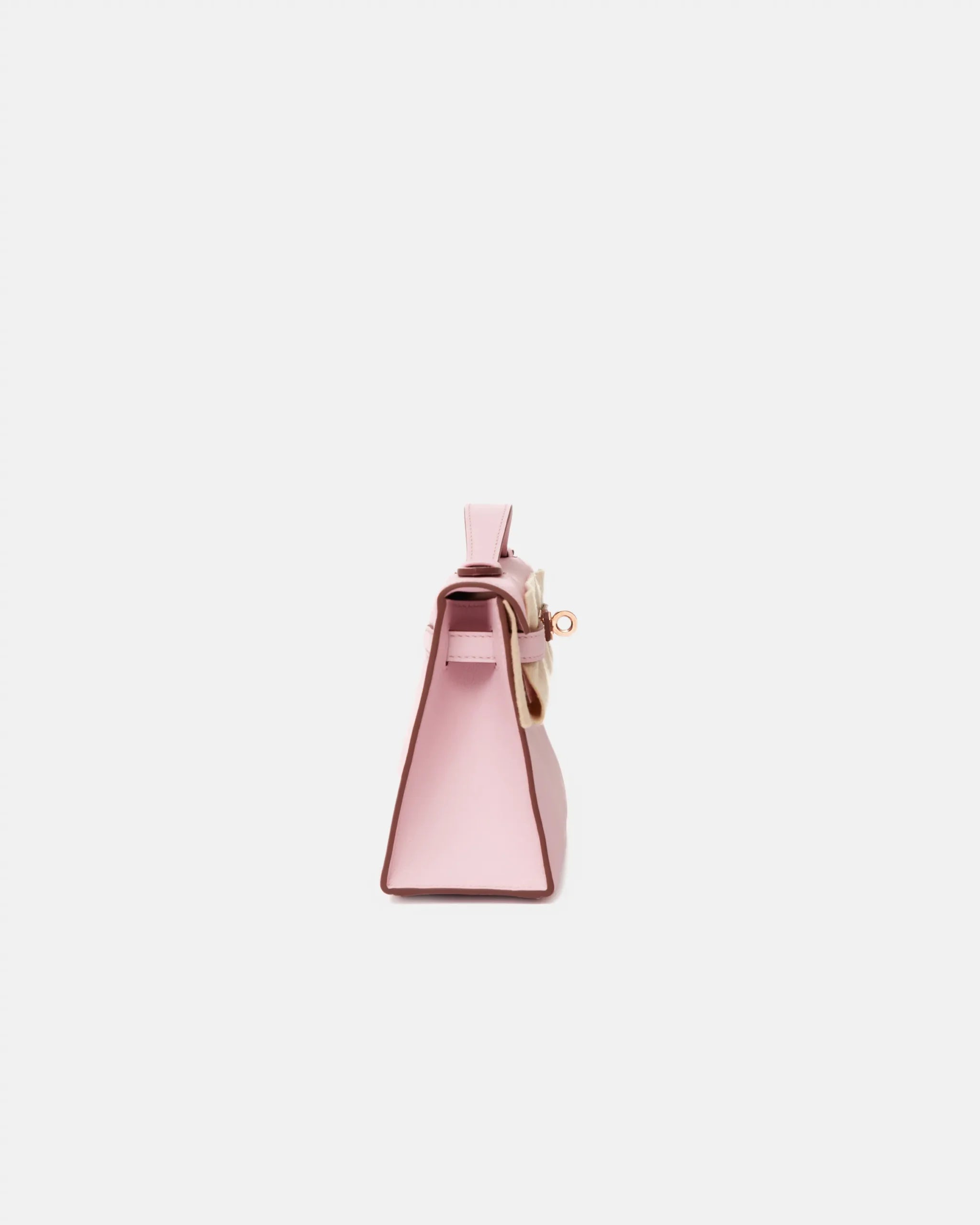 Hermès Kelly Pochette Mauve Sylvestre Swift RGHW