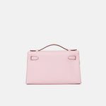 Hermès Kelly Pochette Mauve Sylvestre Swift RGHW