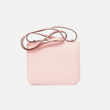 Hermès Mini Constance 18 Rose Sakura Chevre Mysore PHW