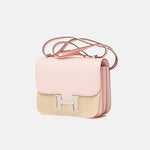 Hermès Mini Constance 18 Rose Sakura Chevre Mysore PHW