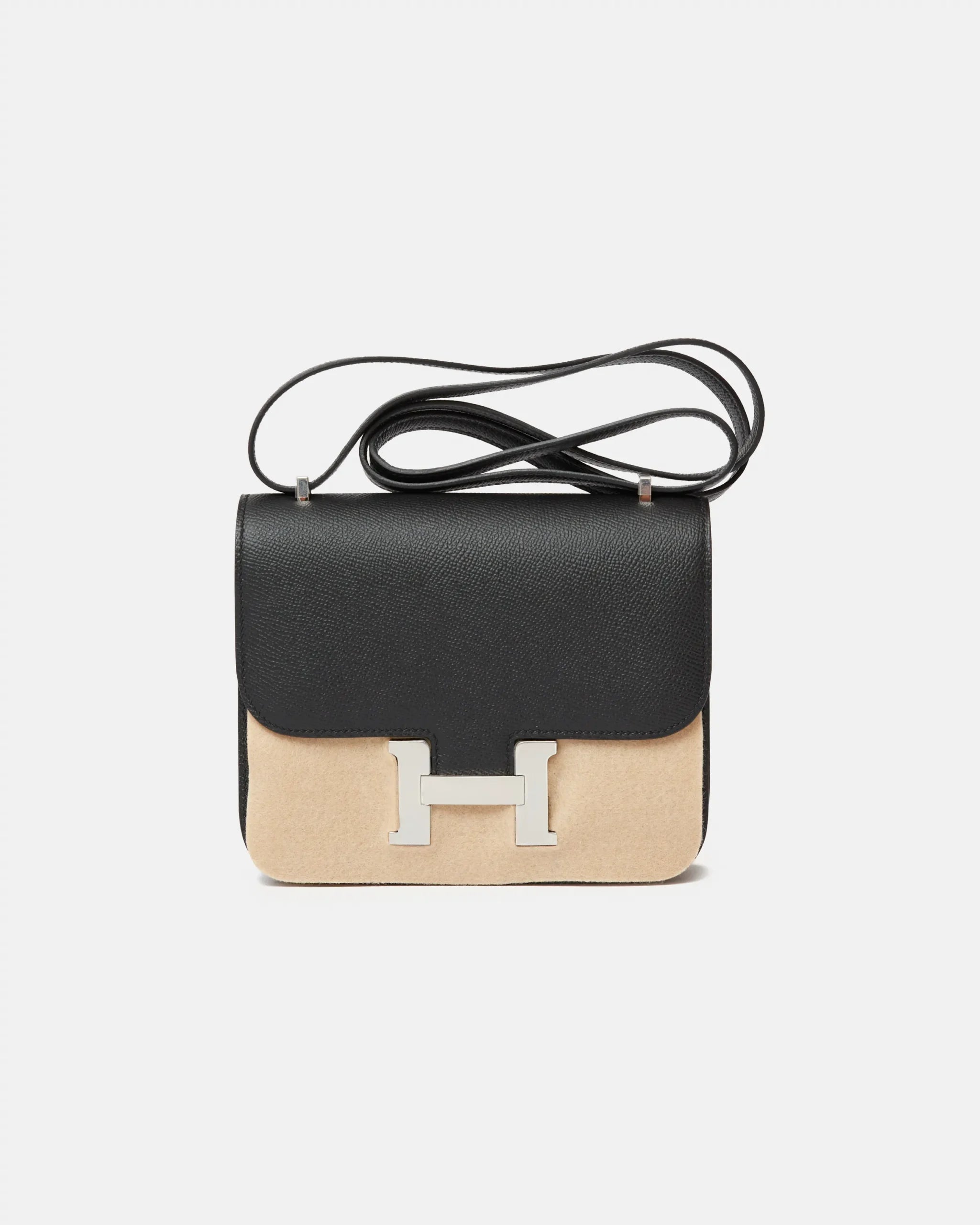 Hermès Mini Constance 18 Black Epsom PHW