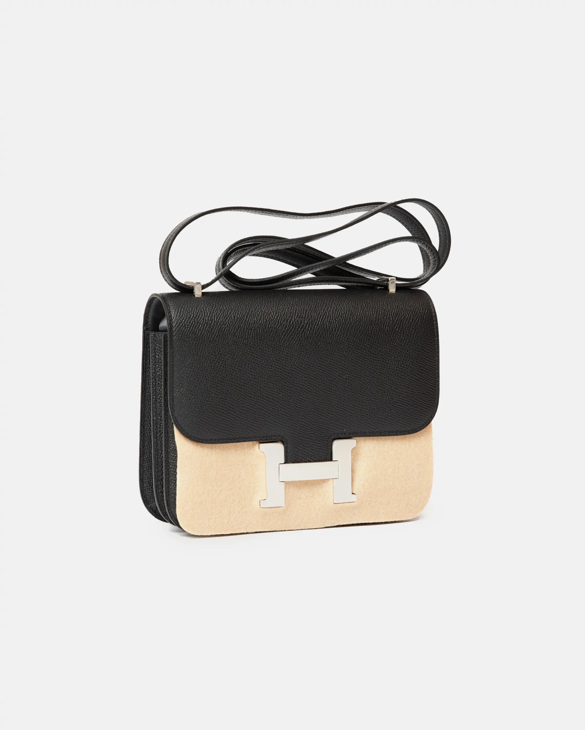 Hermès Mini Constance 18 Black Epsom PHW