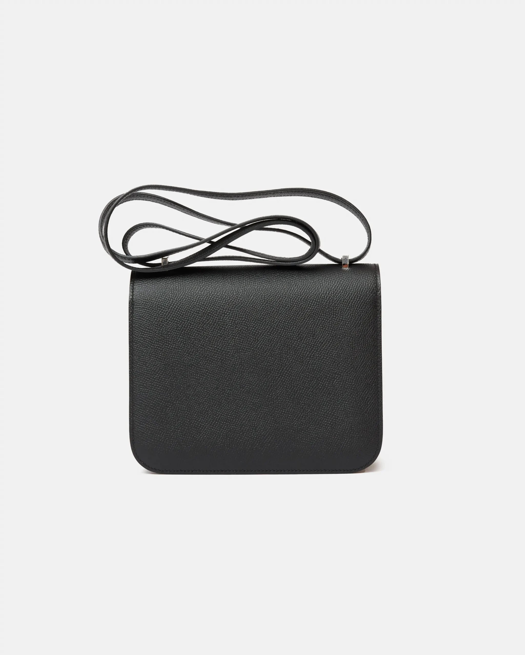 Hermès Mini Constance 18 Black Epsom PHW