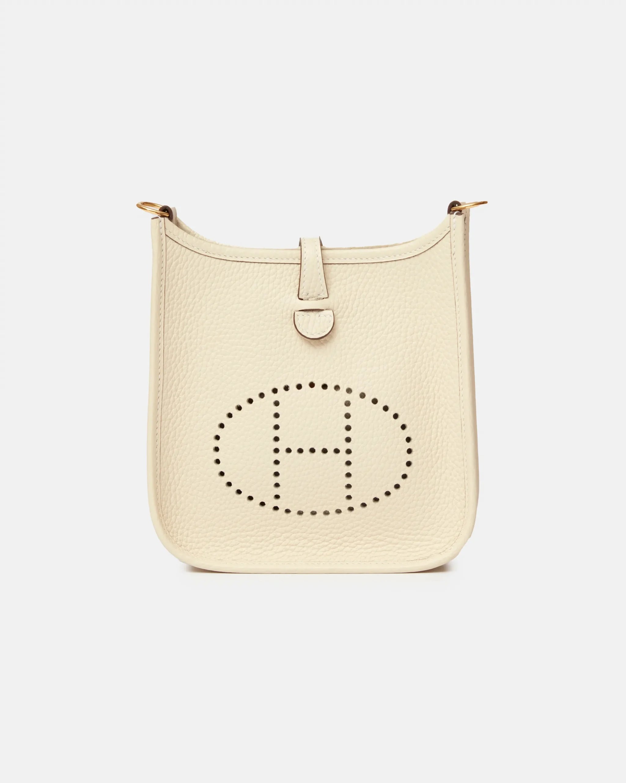 Hermès Mini Evelyne 16 Nata Clemence GHW