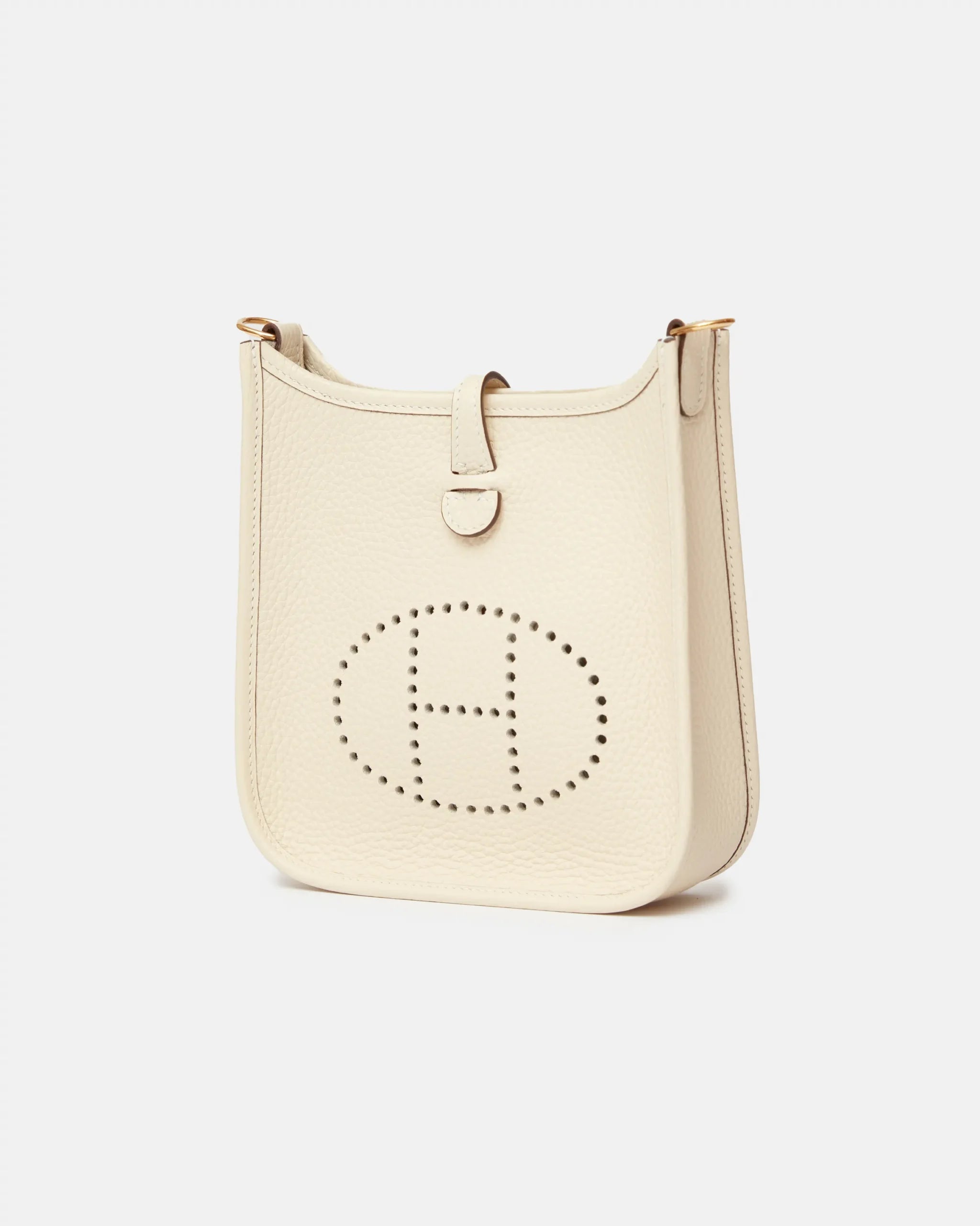 Hermès Mini Evelyne 16 Nata Clemence GHW
