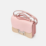 Hermès Mini Constance 18 Rose Sakura Chevre Mysore PHW