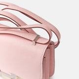 Hermès Mini Constance 18 Rose Sakura Chevre Mysore PHW