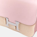Hermès Mini Constance 18 Rose Sakura Chevre Mysore PHW