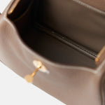 Hermès Mini Lindy 20 Etoupe Clemence GHW