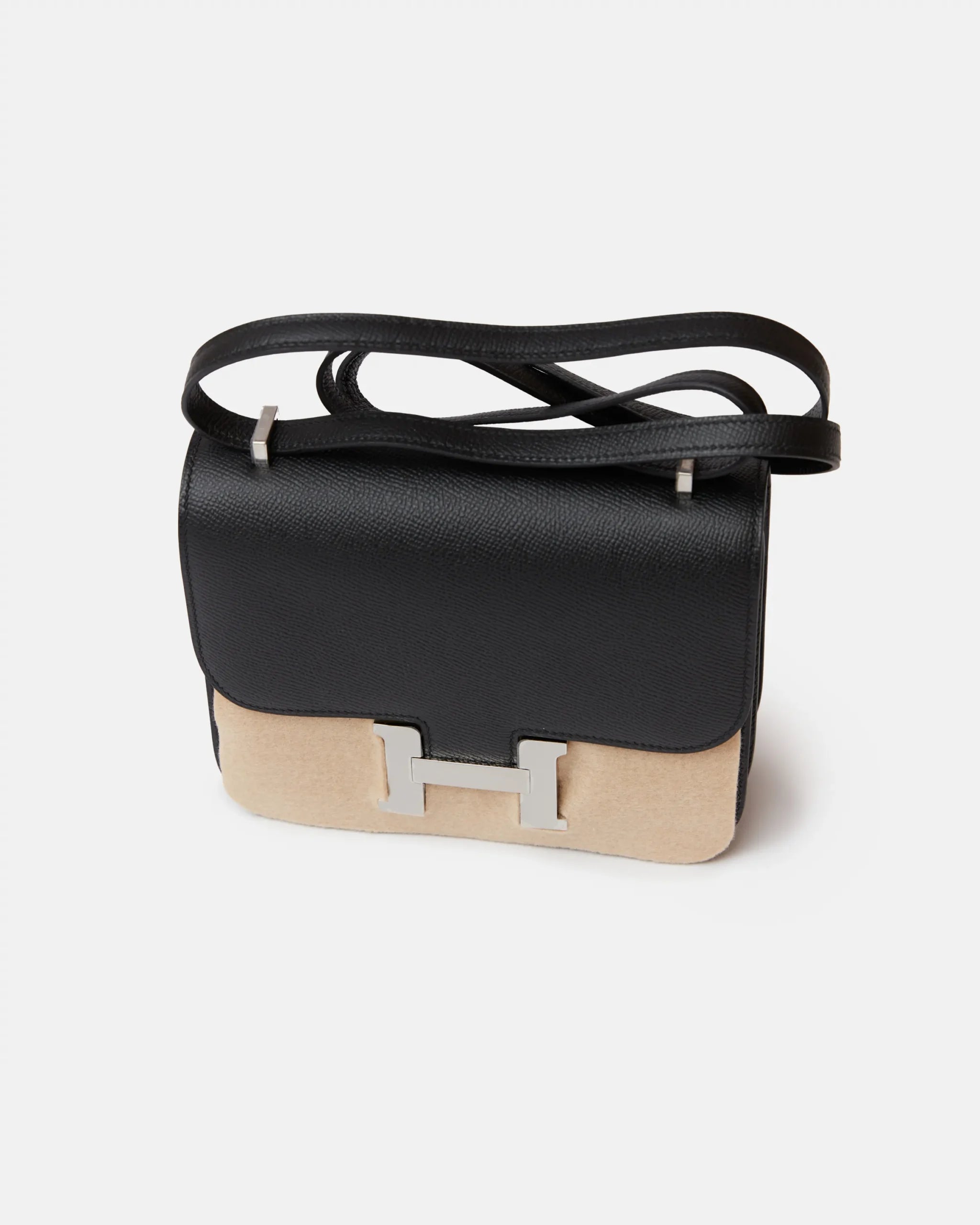 Hermès Mini Constance 18 Black Epsom PHW