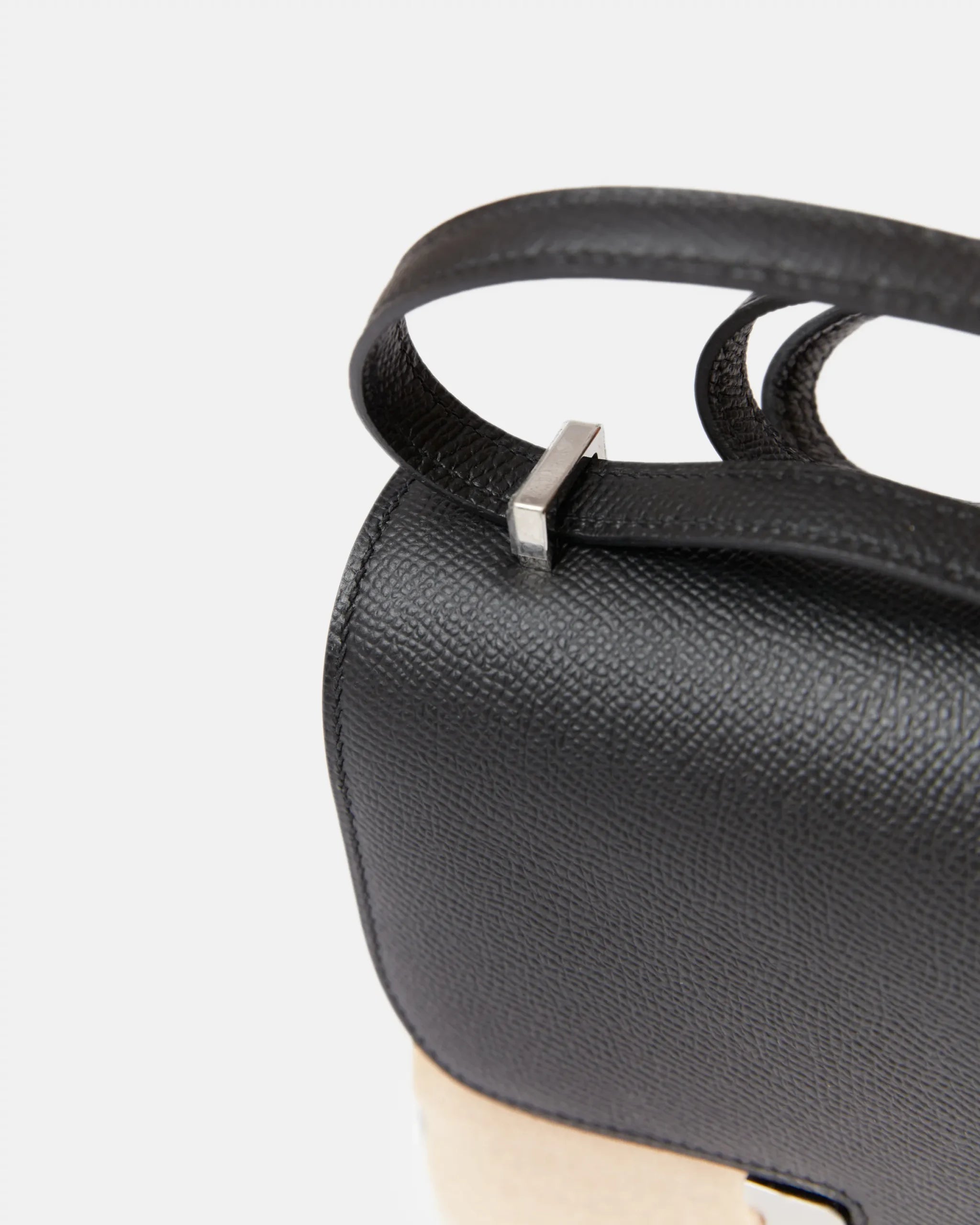Hermès Mini Constance 18 Black Epsom PHW