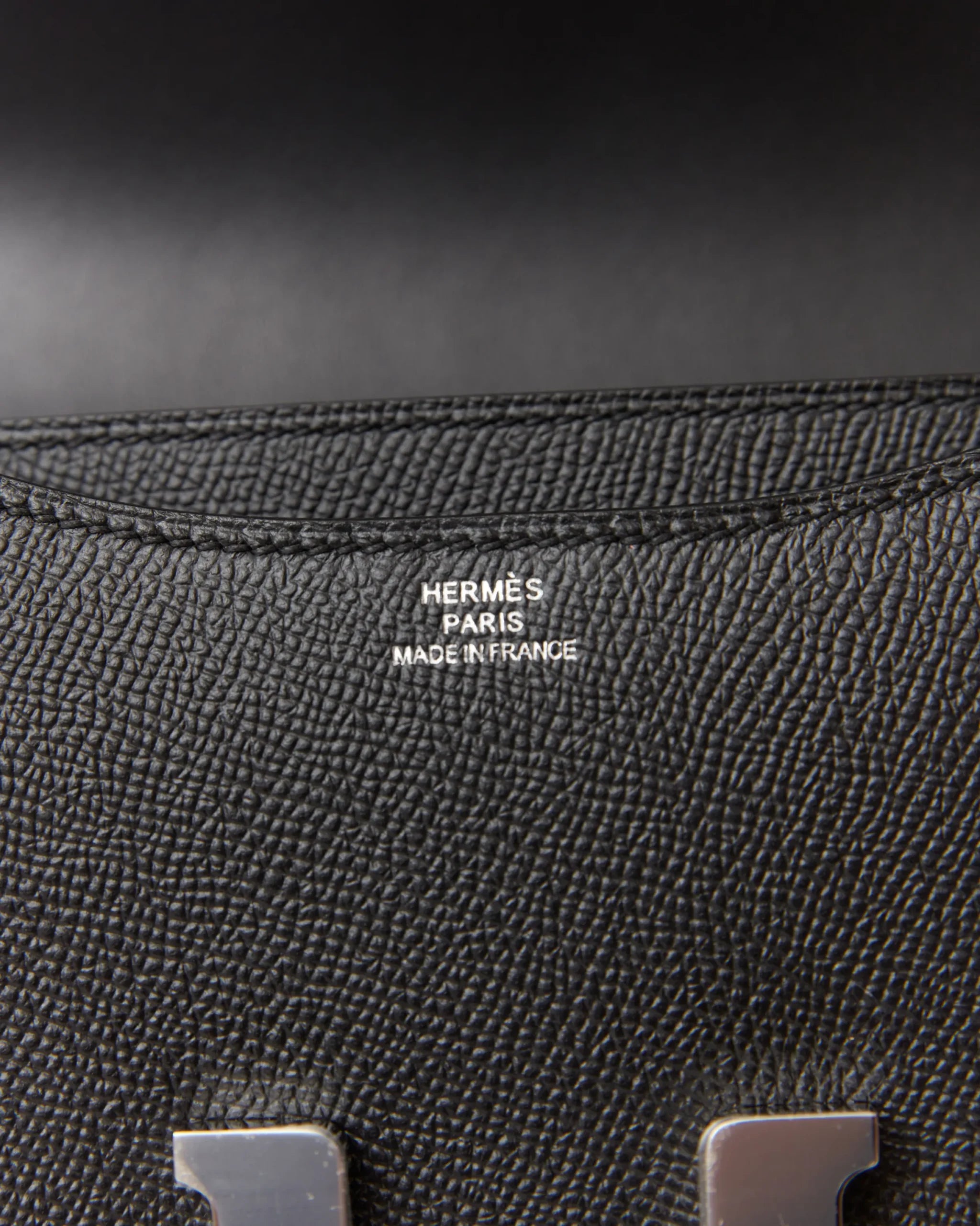 Hermès Mini Constance 18 Black Epsom PHW