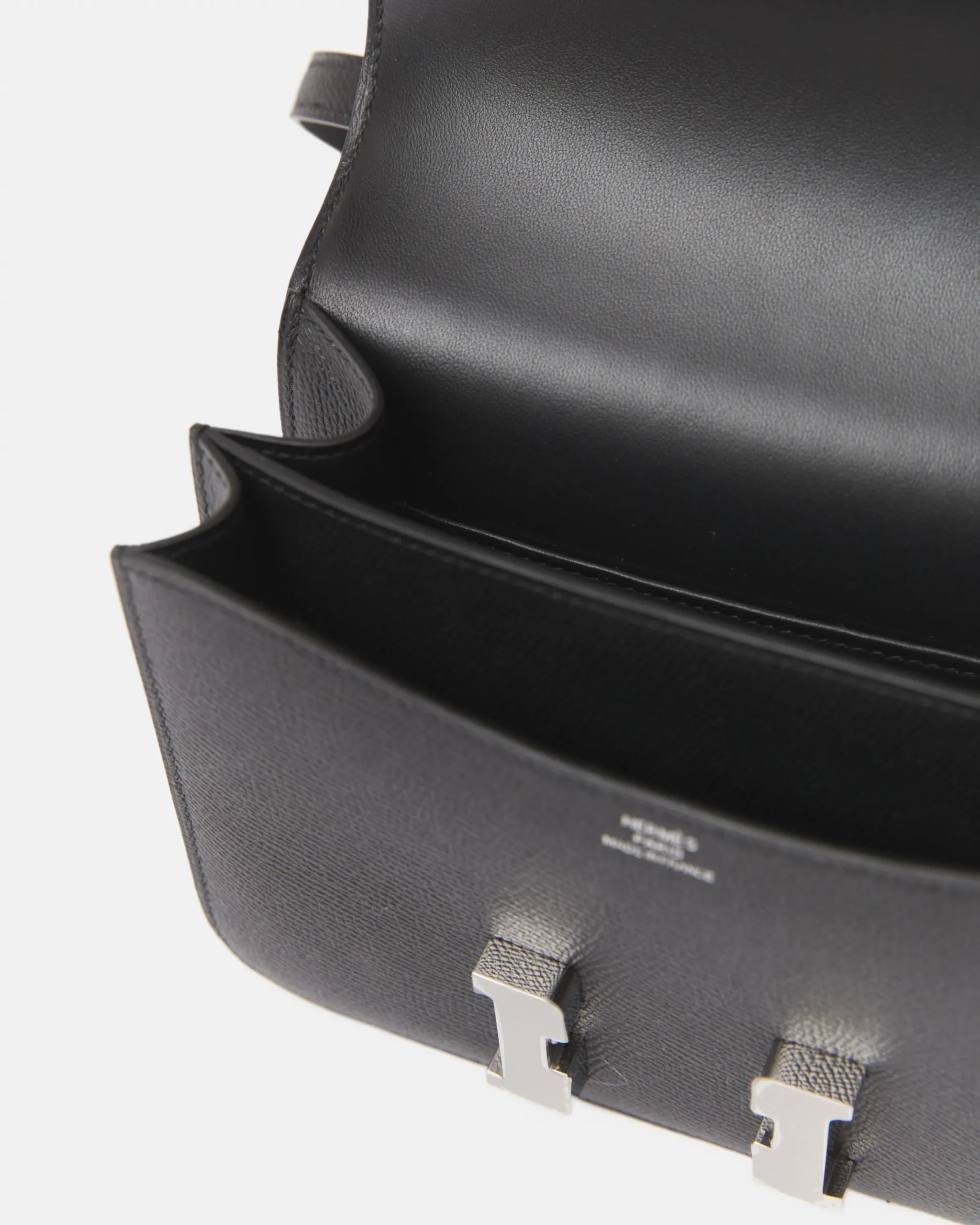Hermès Mini Constance 18 Black Epsom PHW