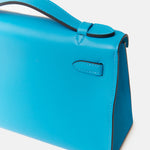 Hermès Kelly Pochette Bleu Frida Swift GHW