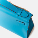 Hermès Kelly Pochette Bleu Frida Swift GHW