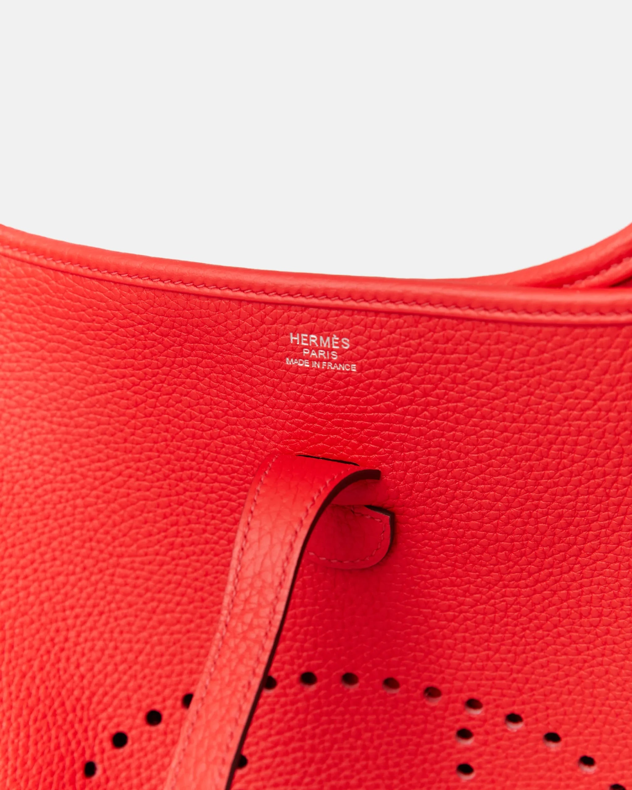 Hermès Evelyne 29 Rouge de Coeur Clemence PHW