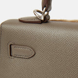 Hermès Kelly 25 Gris Etain Epsom PHW