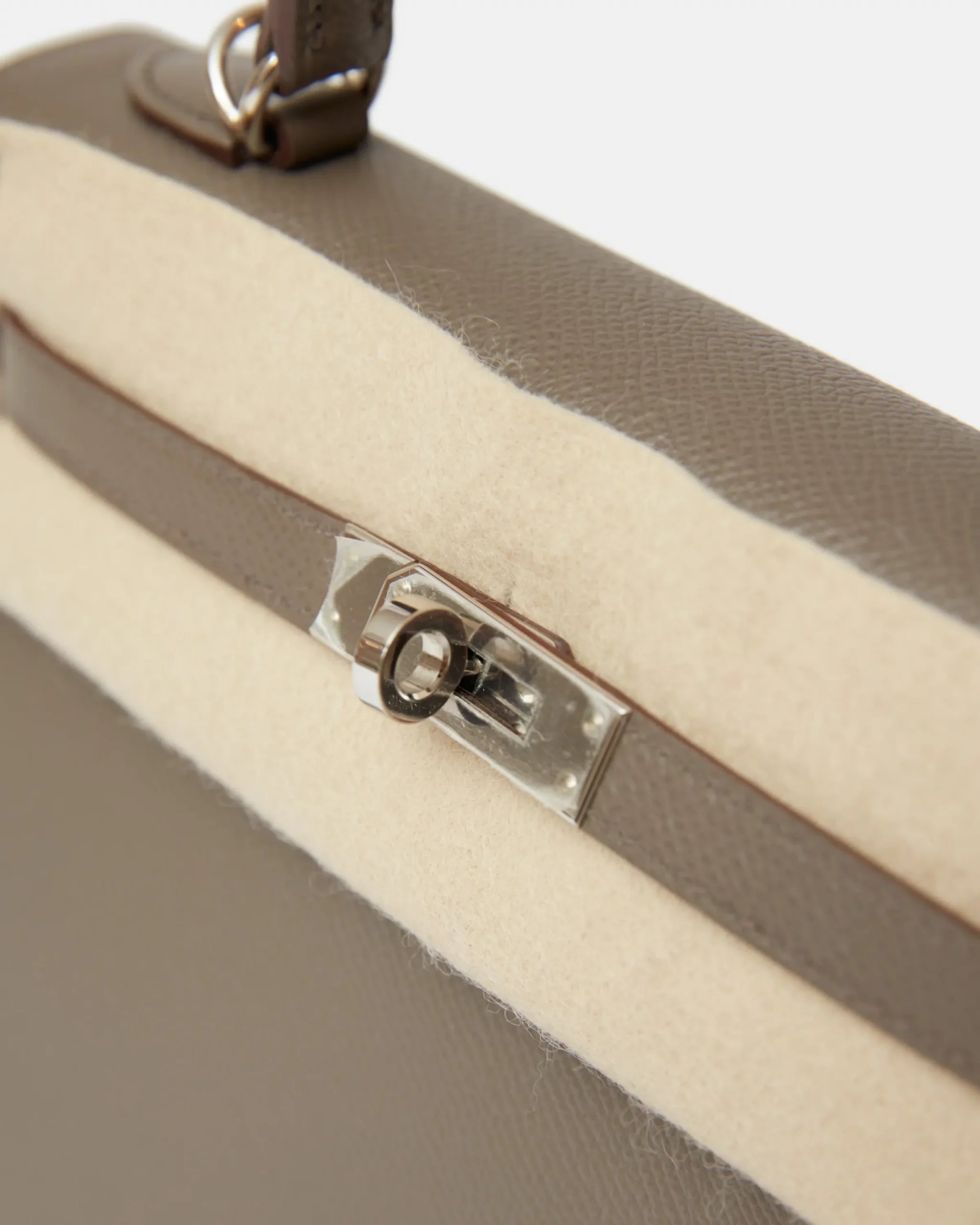 Hermès Kelly 25 Gris Etain Epsom PHW