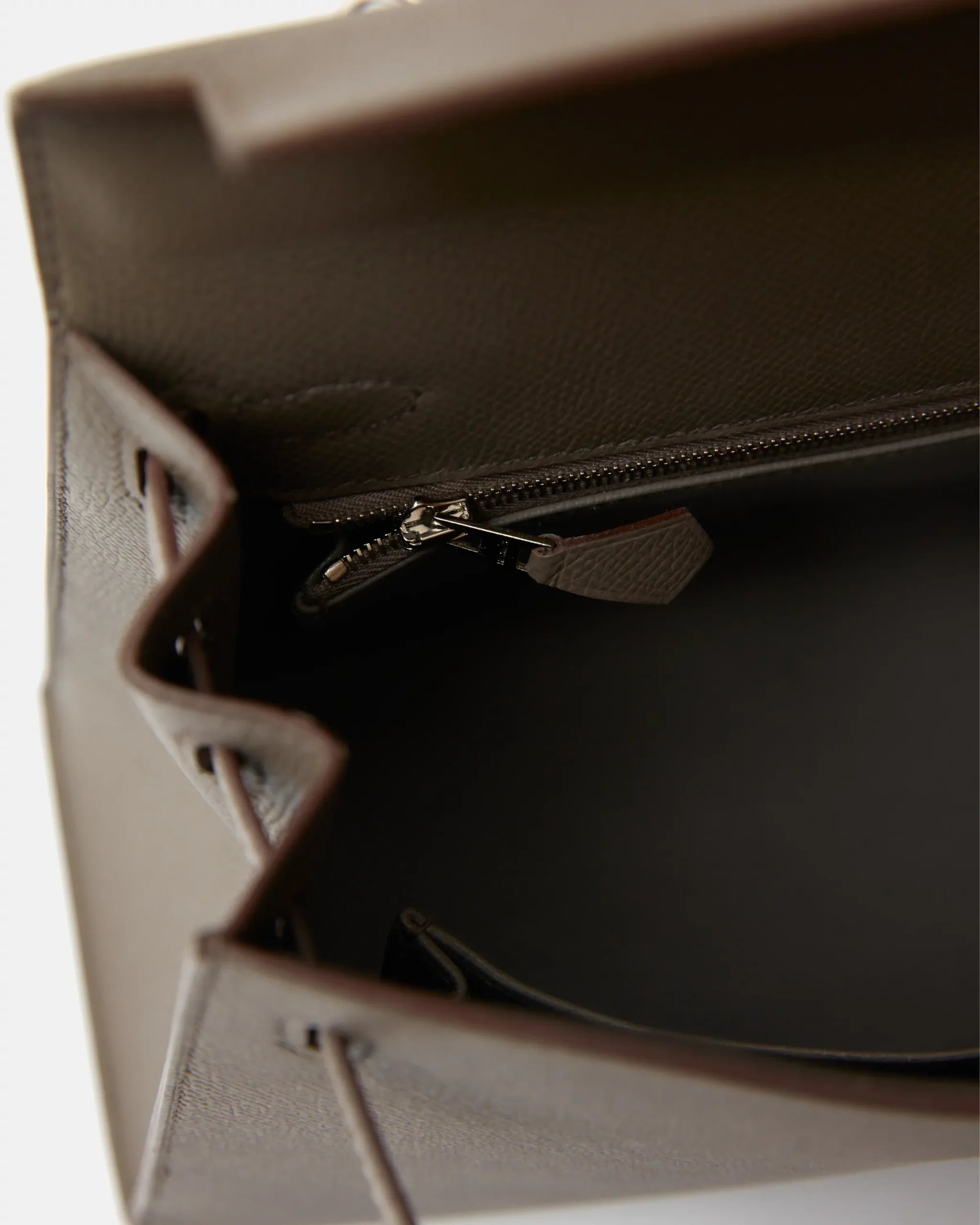 Hermès Kelly 25 Gris Etain Epsom PHW