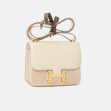 Hermès Mini Constance 18 Craie Epsom GHW