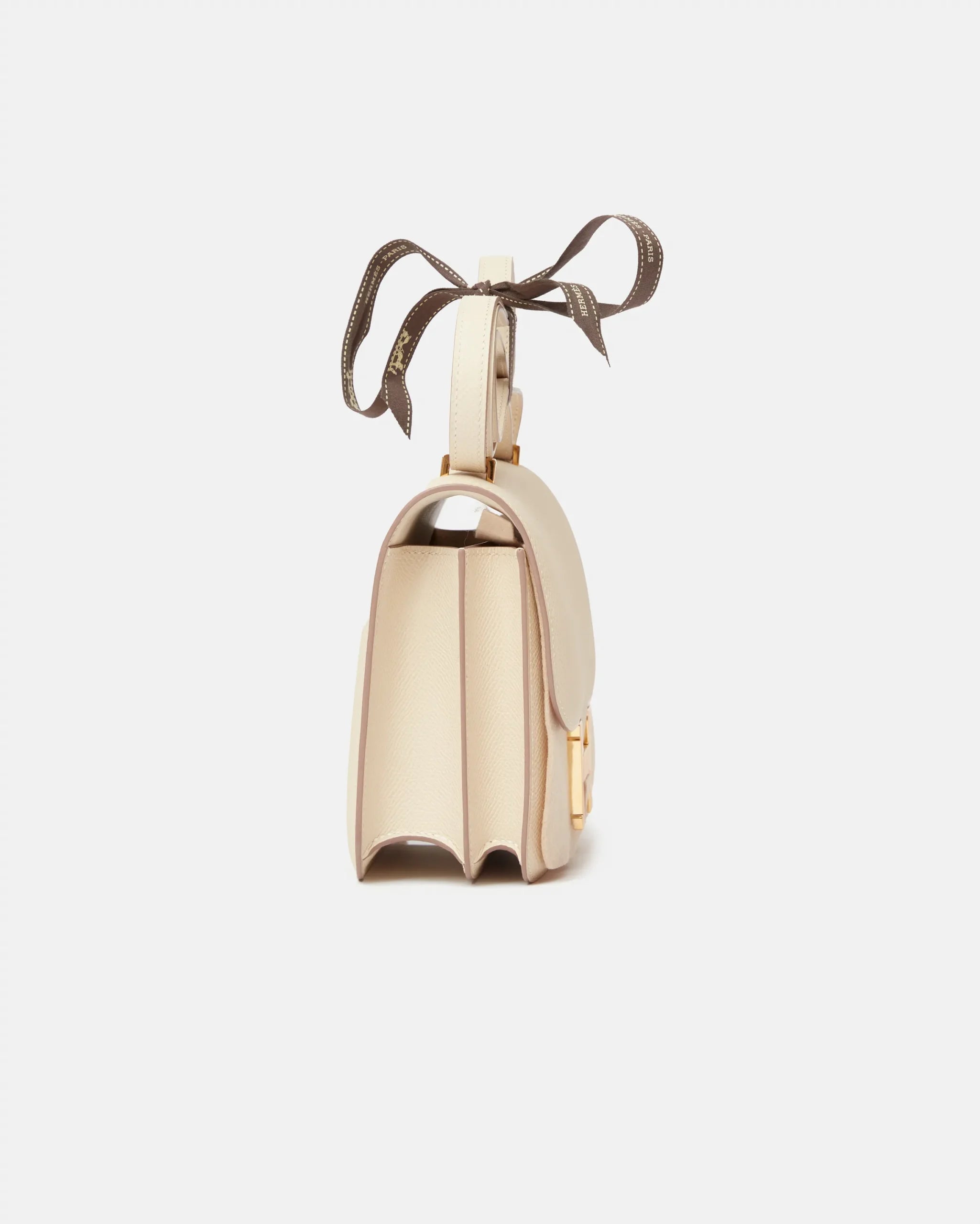 Hermès Mini Constance 18 Craie Epsom GHW