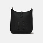 Hermès Mini Evelyne 16 Black Clemence PHW