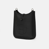 Hermès Mini Evelyne 16 Black Clemence PHW