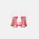 Amina Muaddi Begum Glass PVC Bubble Slingback Pump