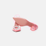 Amina Muaddi Begum Glass PVC Bubble Slingback Pump