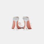 Amina Muaddi Rosie Glass PVC Transparent Slippers
