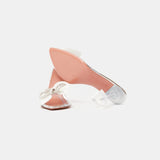 Amina Muaddi Rosie Glass PVC Transparent Slippers