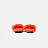 Hermès Chypre Peau Lainee Orange Sandals