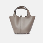 Hermès Picotin 18 Gris Asphalte Clemence PHW