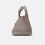 Hermès Picotin 18 Gris Asphalte Clemence PHW