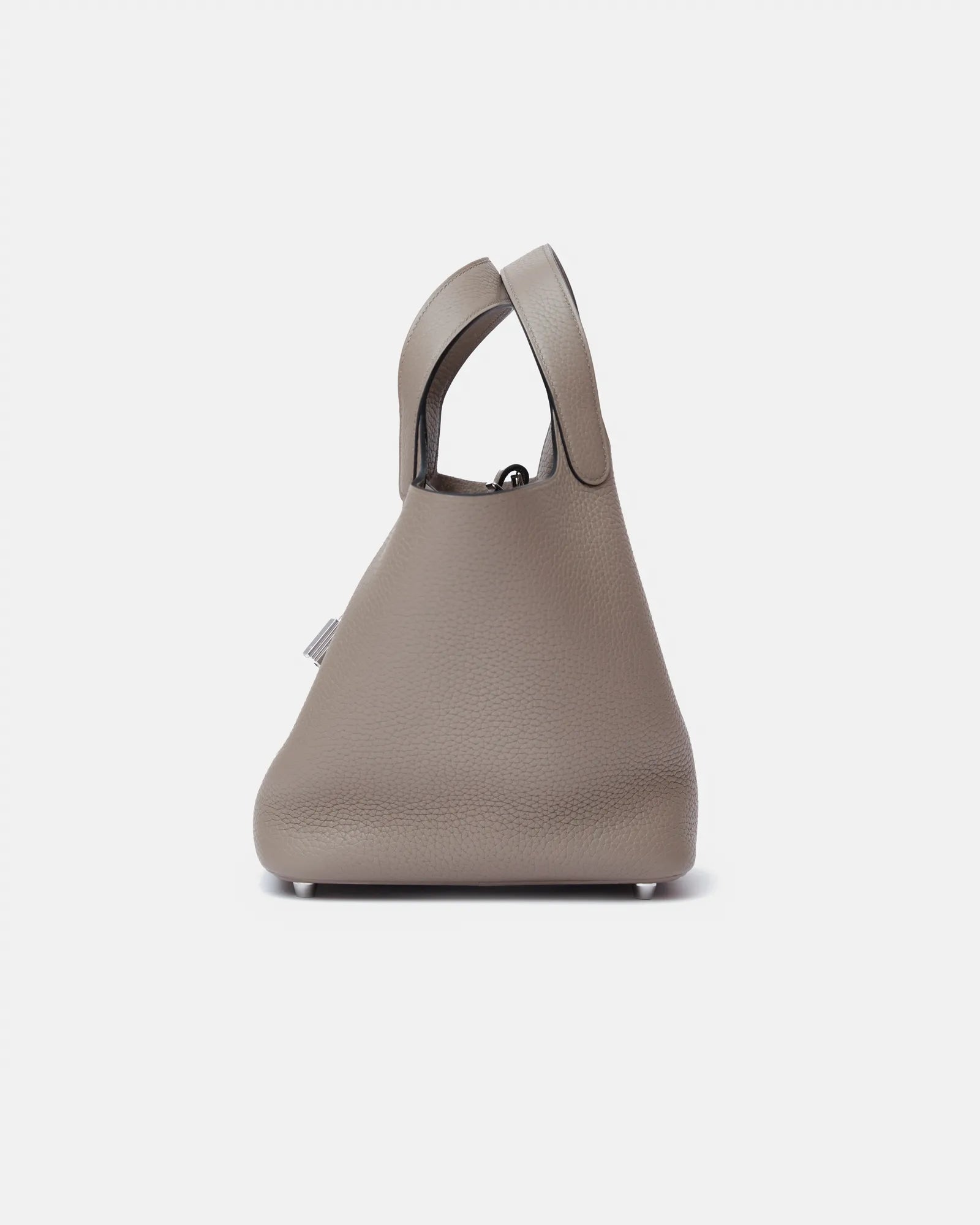 Hermès Picotin 18 Gris Asphalte Clemence PHW