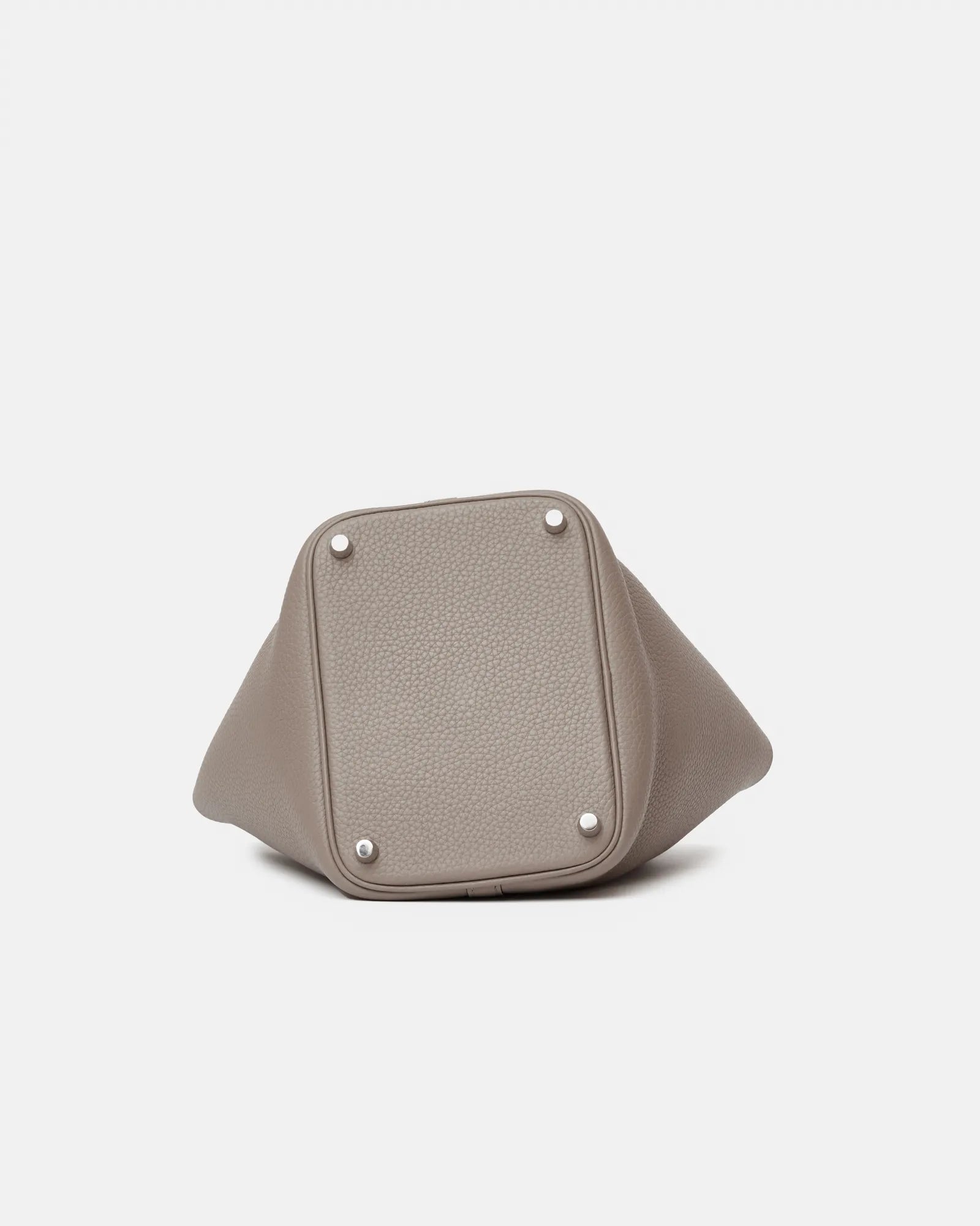 Hermès Picotin 18 Gris Asphalte Clemence PHW