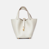 Hermès Picotin 18 Craie Clemence GHW