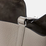 Hermès Picotin 18 Gris Asphalte Clemence PHW