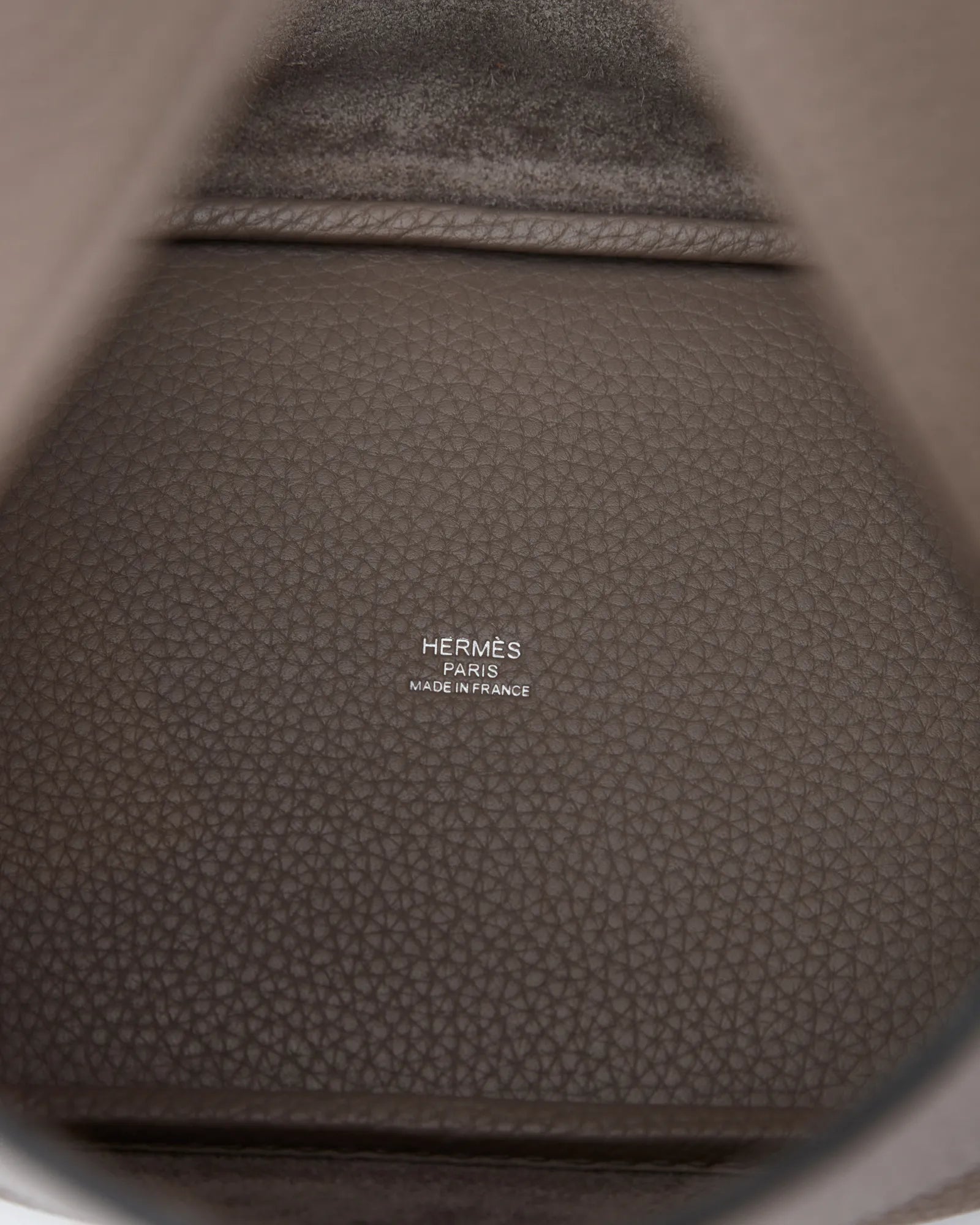 Hermès Picotin 18 Gris Asphalte Clemence PHW