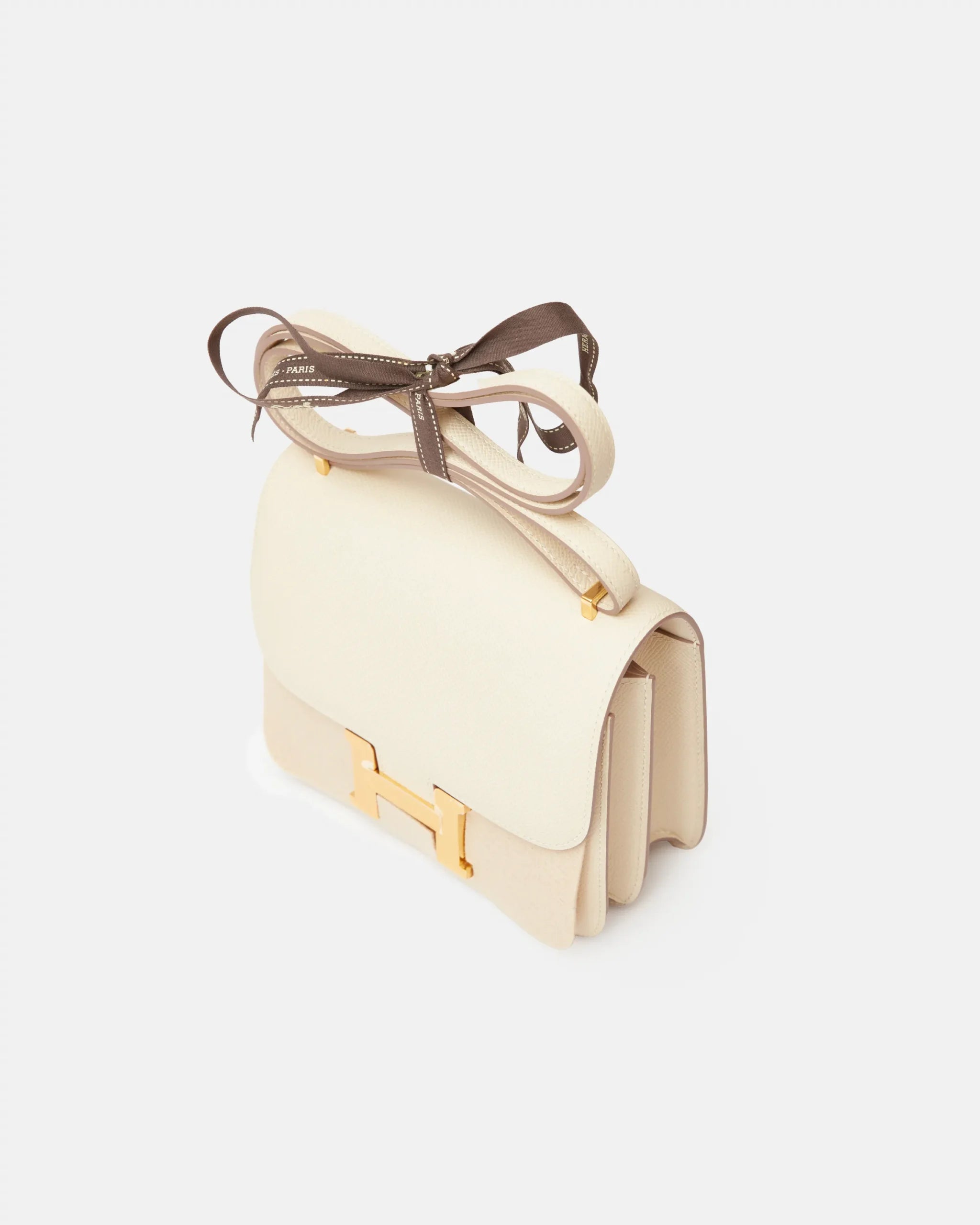 Hermès Mini Constance 18 Craie Epsom GHW