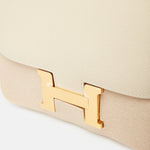 Hermès Mini Constance 18 Craie Epsom GHW