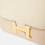 Hermès Mini Constance 18 Craie Epsom GHW